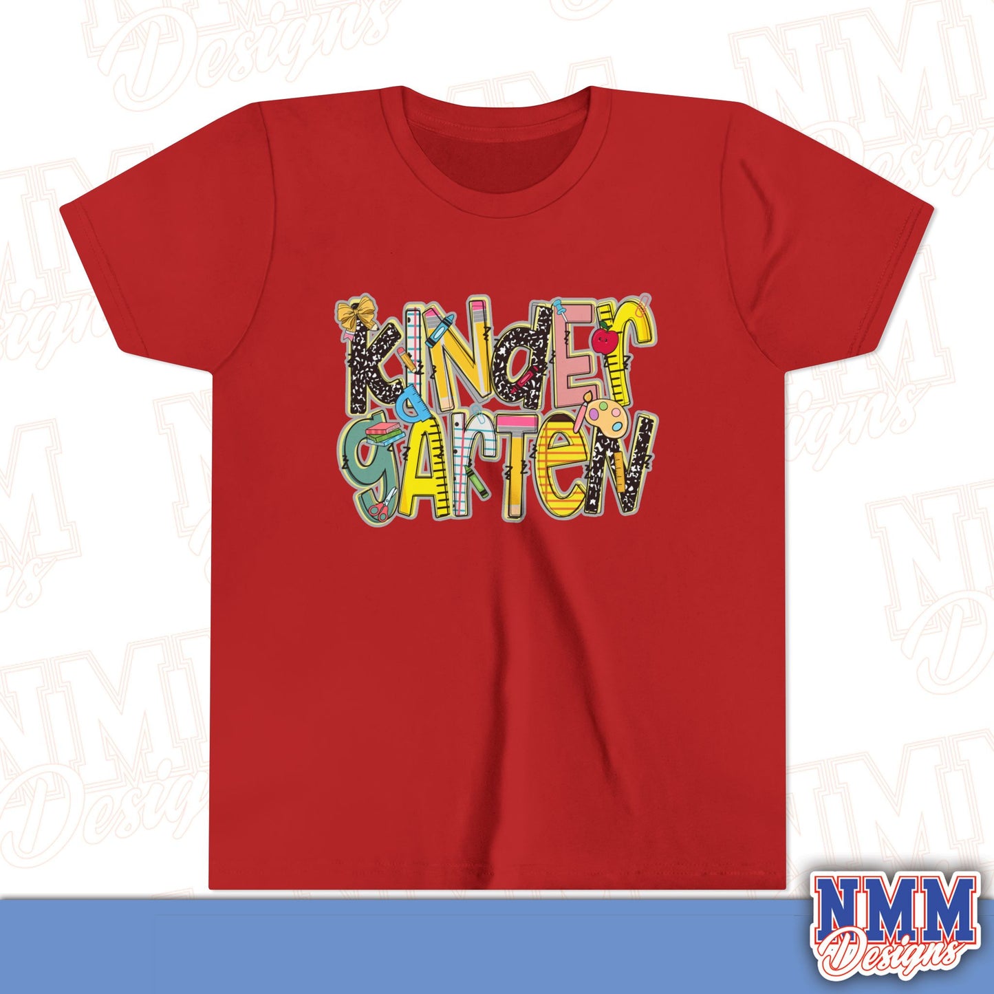 Kindergarten Back to School Youth Shirt, Kids Sportswear, School Spirit Apparel, Back to School