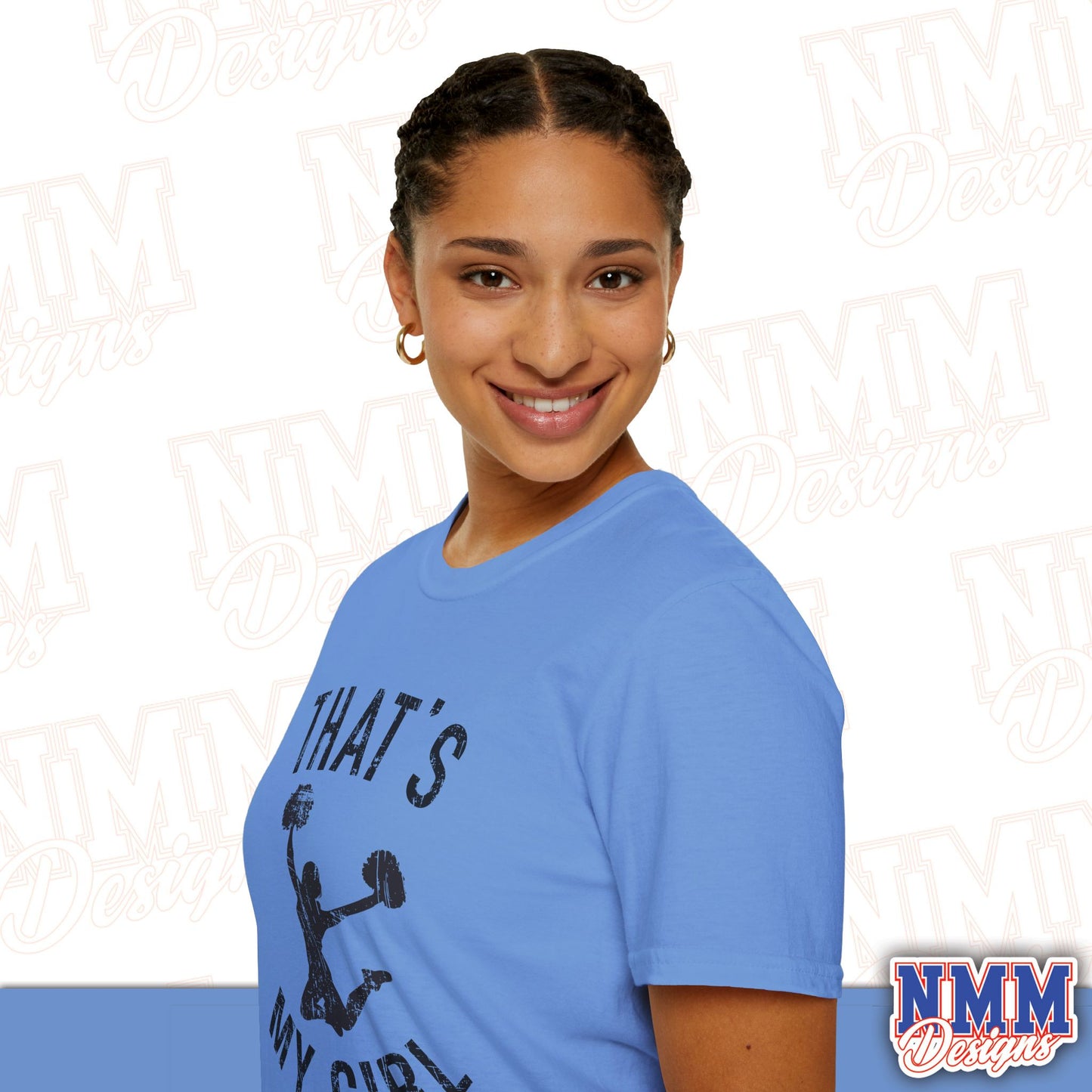 That's My Girl Cheer T-Shirt, Sports Tee, Active Lifestyle Wear, Cheerleading Apparel