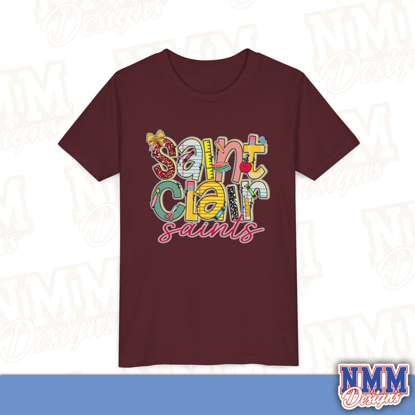Saint Clair School Youth Shirt, Kids Sportswear, School Spirit Apparel, Back to School