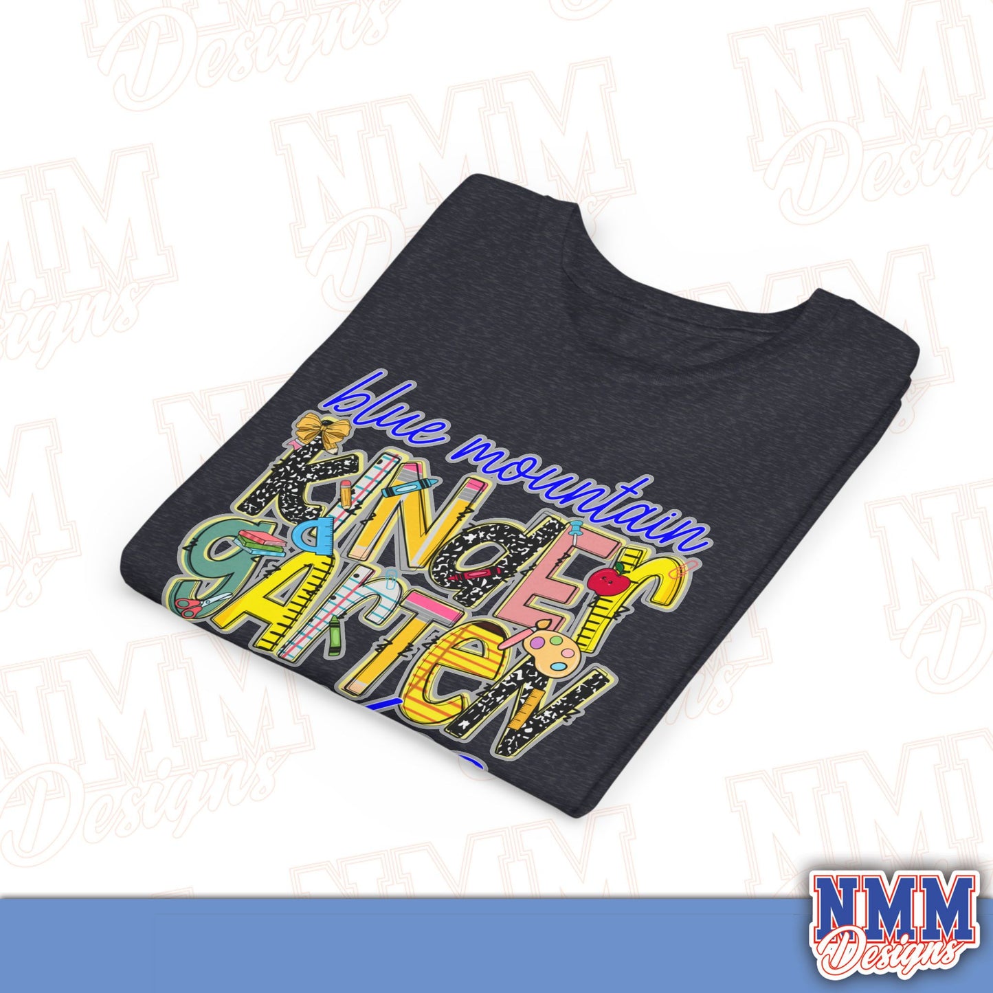 Blue Mountain Eagles Kindergarten Youth Shirt, Kids Sportswear, School Spirit Apparel, Back to School