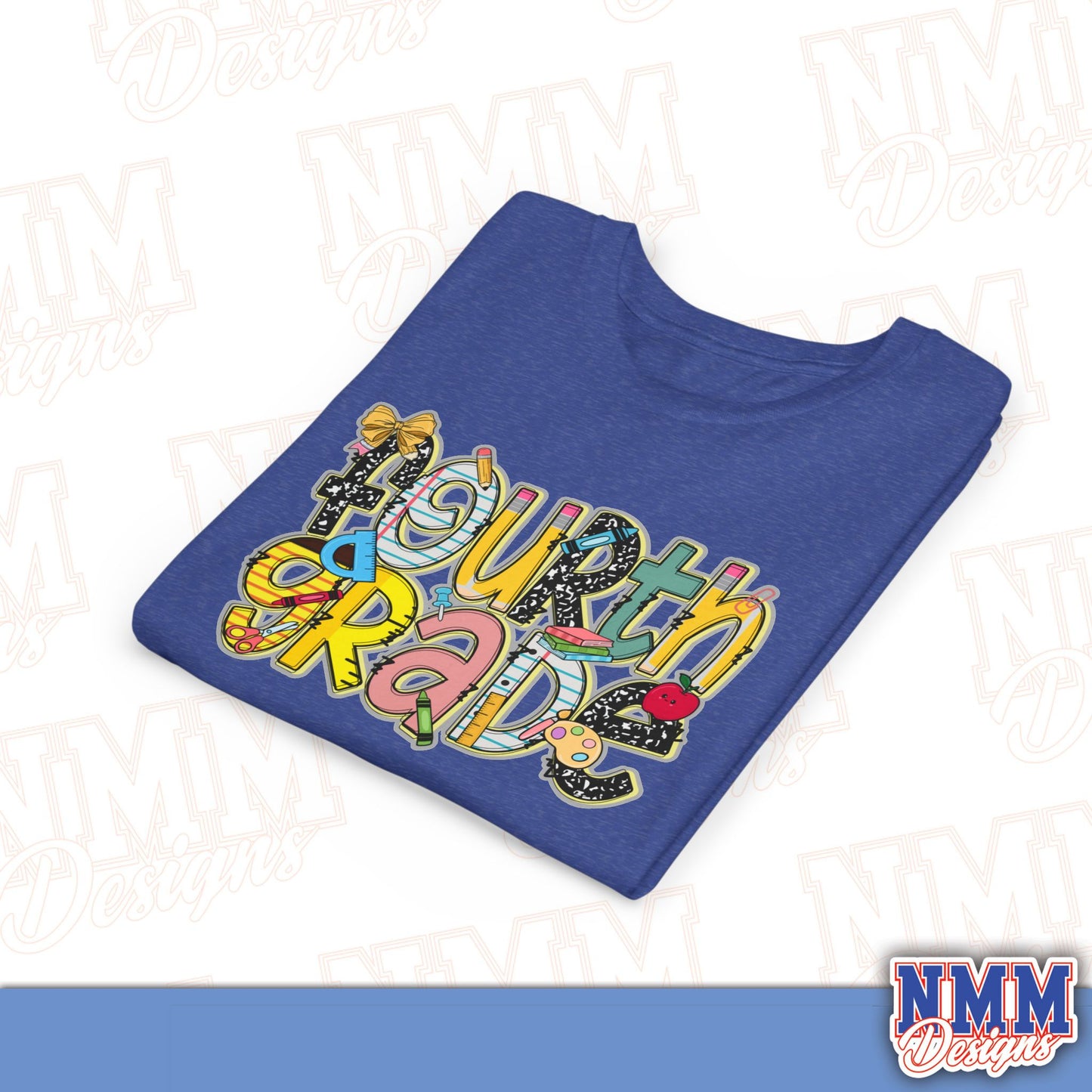 Fourth Grade Back to School Youth Shirt, Kids Sportswear, School Spirit Apparel, Back to School