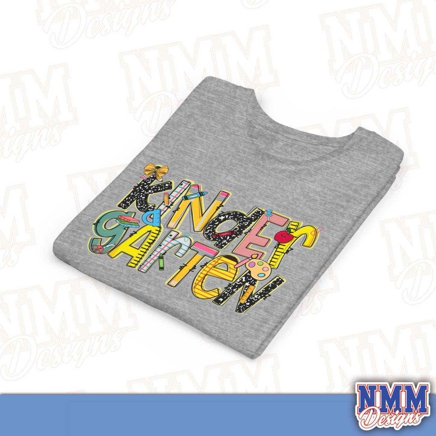 Kindergarten Back to School Youth Shirt, Kids Sportswear, School Spirit Apparel, Back to School