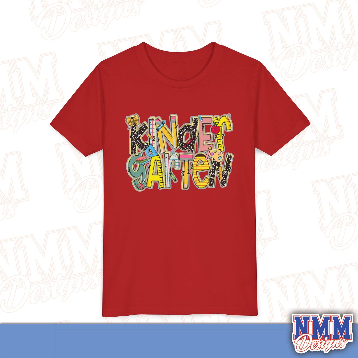 Kindergarten Back to School Youth Shirt, Kids Sportswear, School Spirit Apparel, Back to School