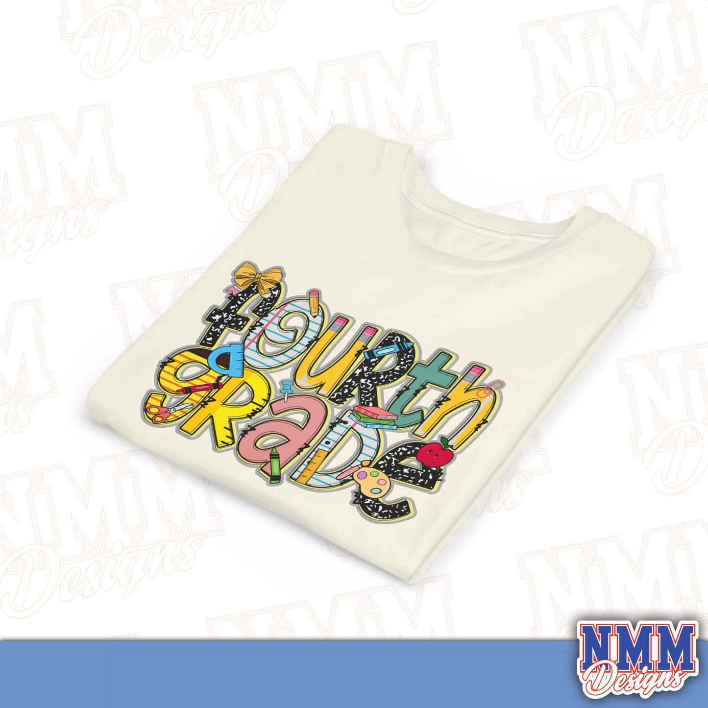 Fourth Grade Back to School Youth Shirt, Kids Sportswear, School Spirit Apparel, Back to School