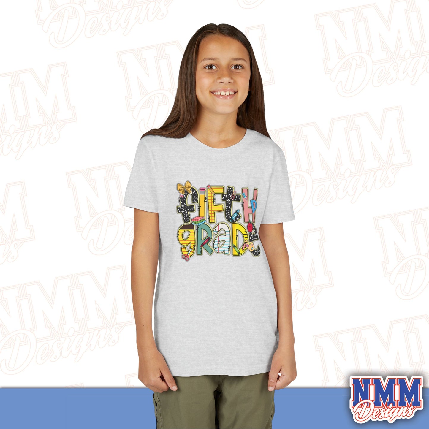 Copy of Fifth Grade Back to School Youth Shirt, Kids Sportswear, School Spirit Apparel, Back to School