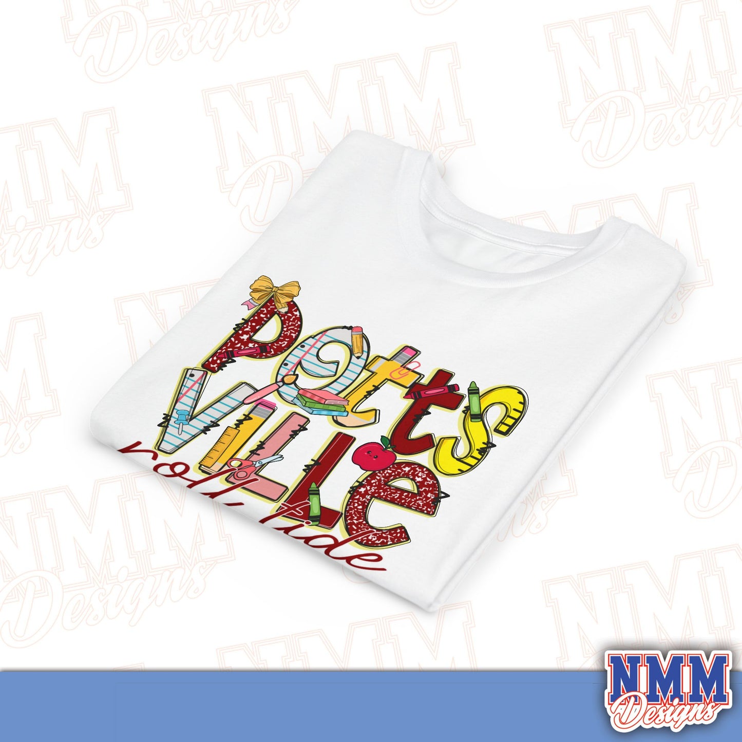 Pottsville Crimson Tide Youth Shirt, Kids Sportswear, School Spirit Apparel, Back to School