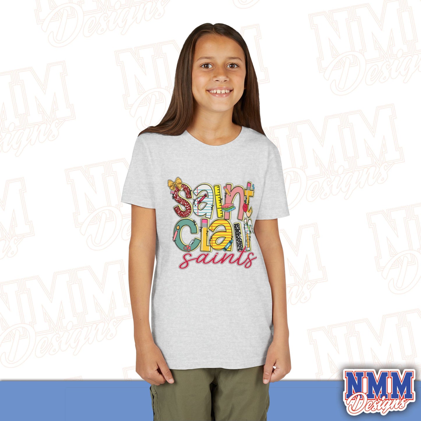 Saint Clair School Youth Shirt, Kids Sportswear, School Spirit Apparel, Back to School