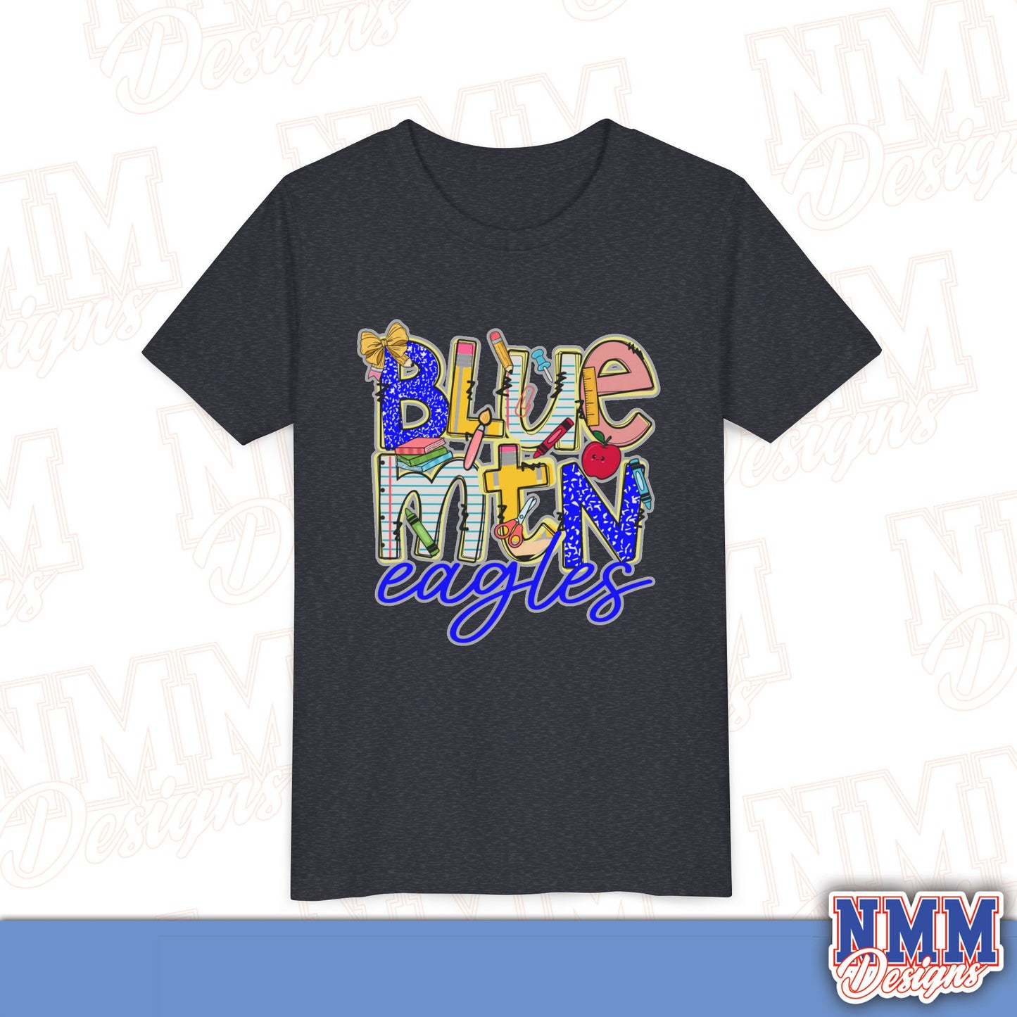 Blue Mountain Eagles Youth Shirt, Kids Sportswear, School Spirit Apparel, Back to School