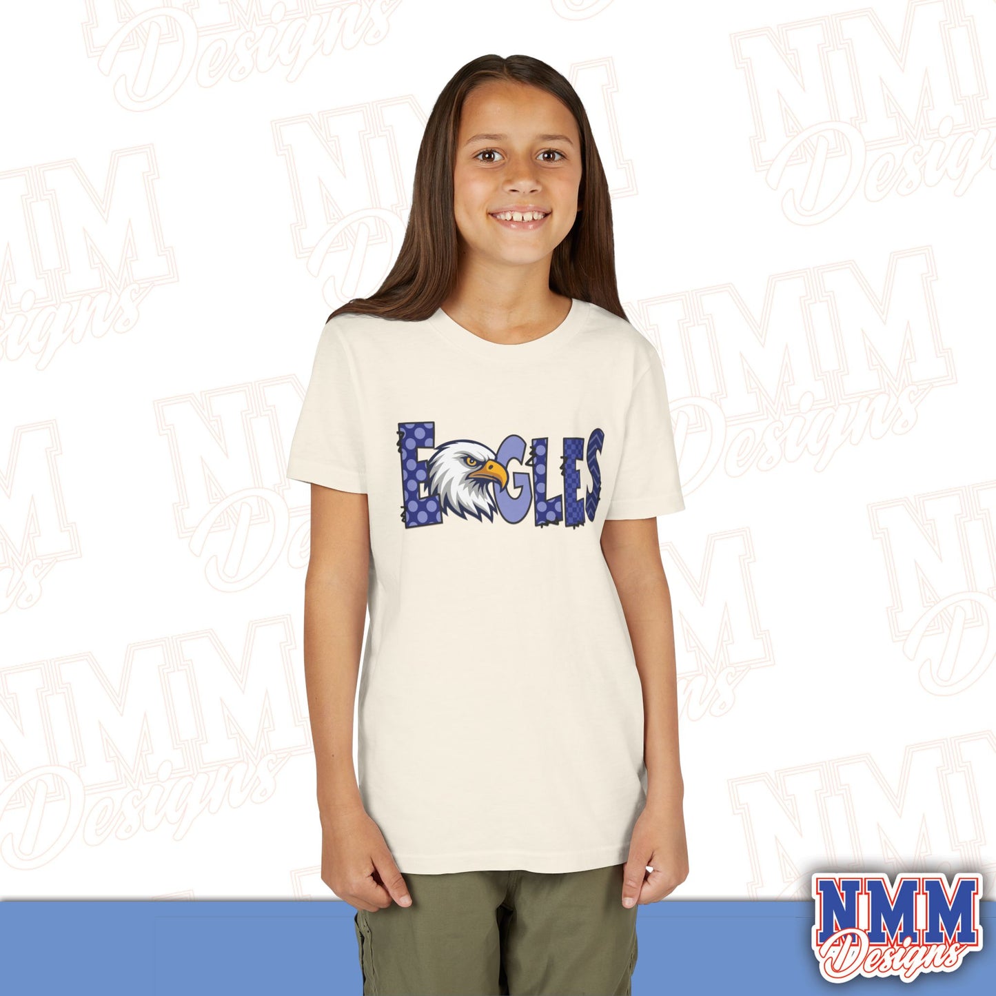 Eagles Youth Shirt, Kids Sportswear, School Spirit Apparel, Back to School