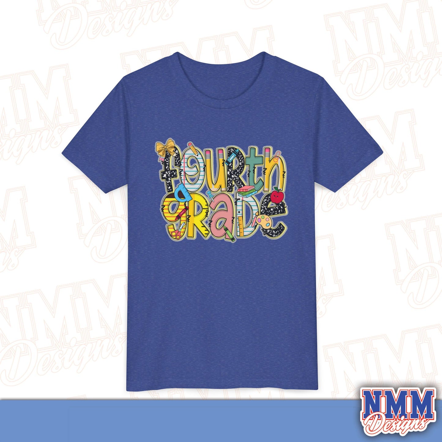 Fourth Grade Back to School Youth Shirt, Kids Sportswear, School Spirit Apparel, Back to School