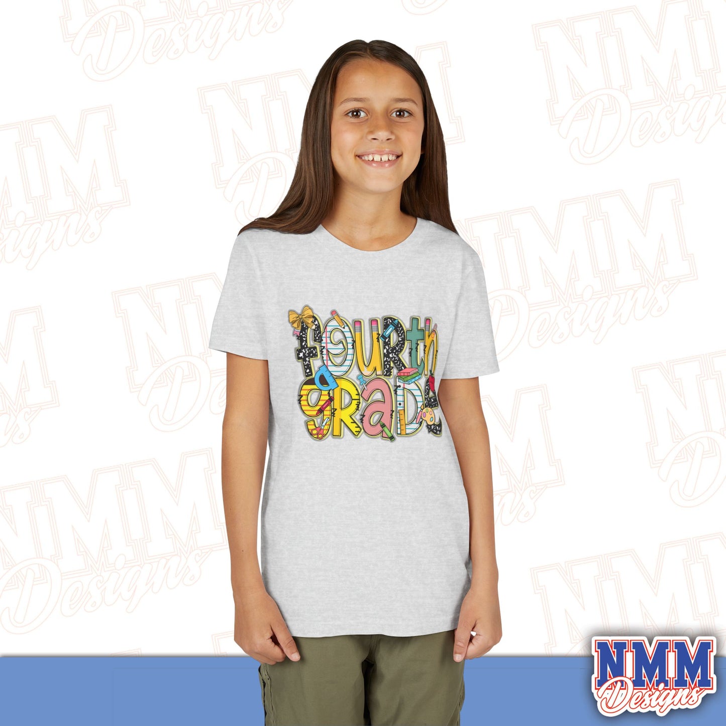 Fourth Grade Back to School Youth Shirt, Kids Sportswear, School Spirit Apparel, Back to School