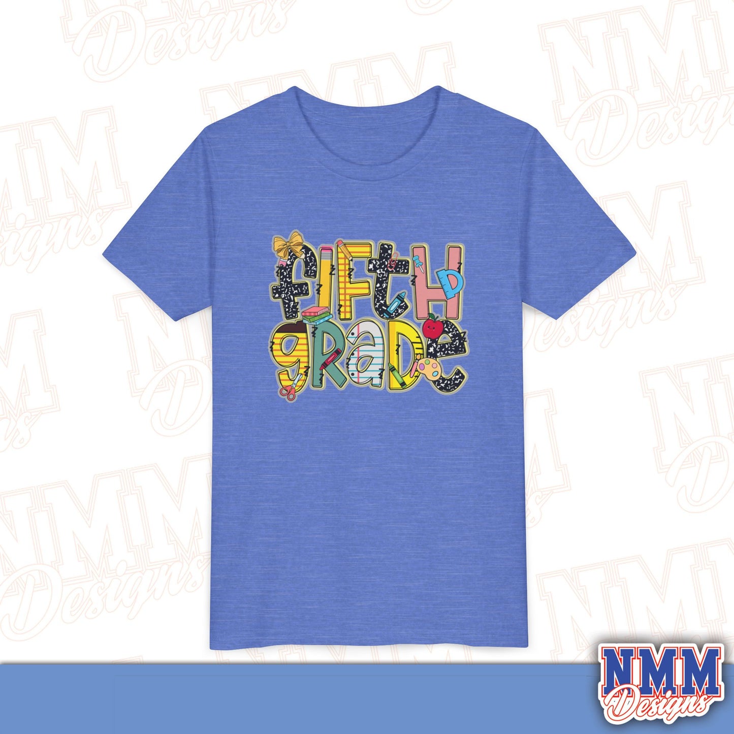 Copy of Fifth Grade Back to School Youth Shirt, Kids Sportswear, School Spirit Apparel, Back to School