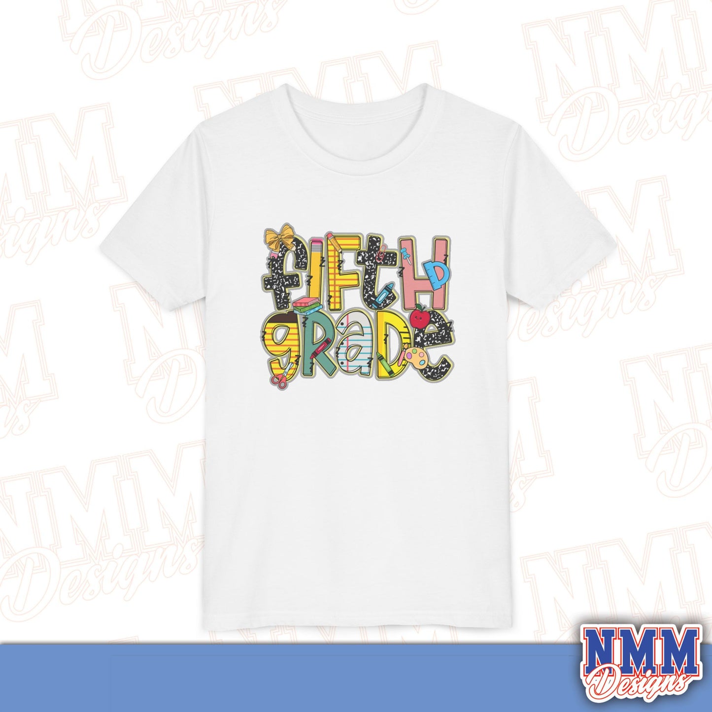 Copy of Fifth Grade Back to School Youth Shirt, Kids Sportswear, School Spirit Apparel, Back to School