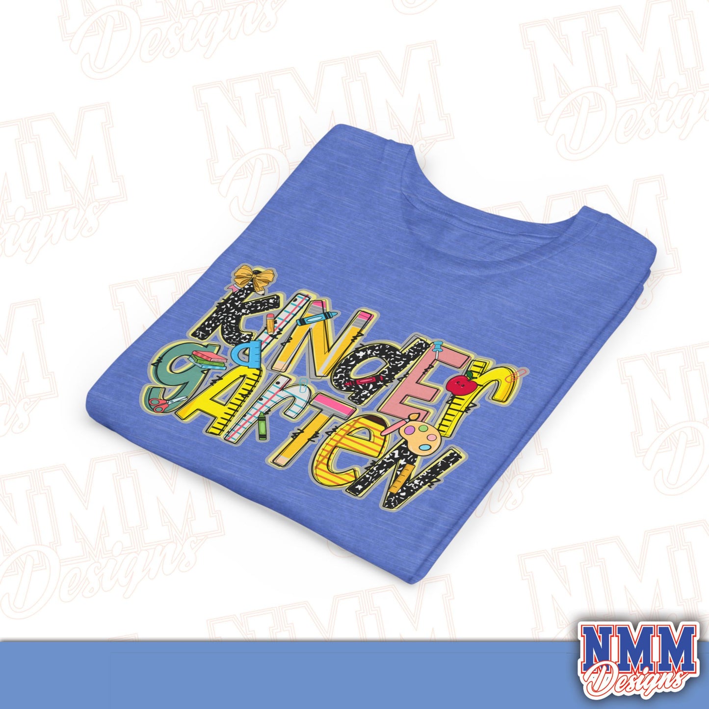 Kindergarten Back to School Youth Shirt, Kids Sportswear, School Spirit Apparel, Back to School