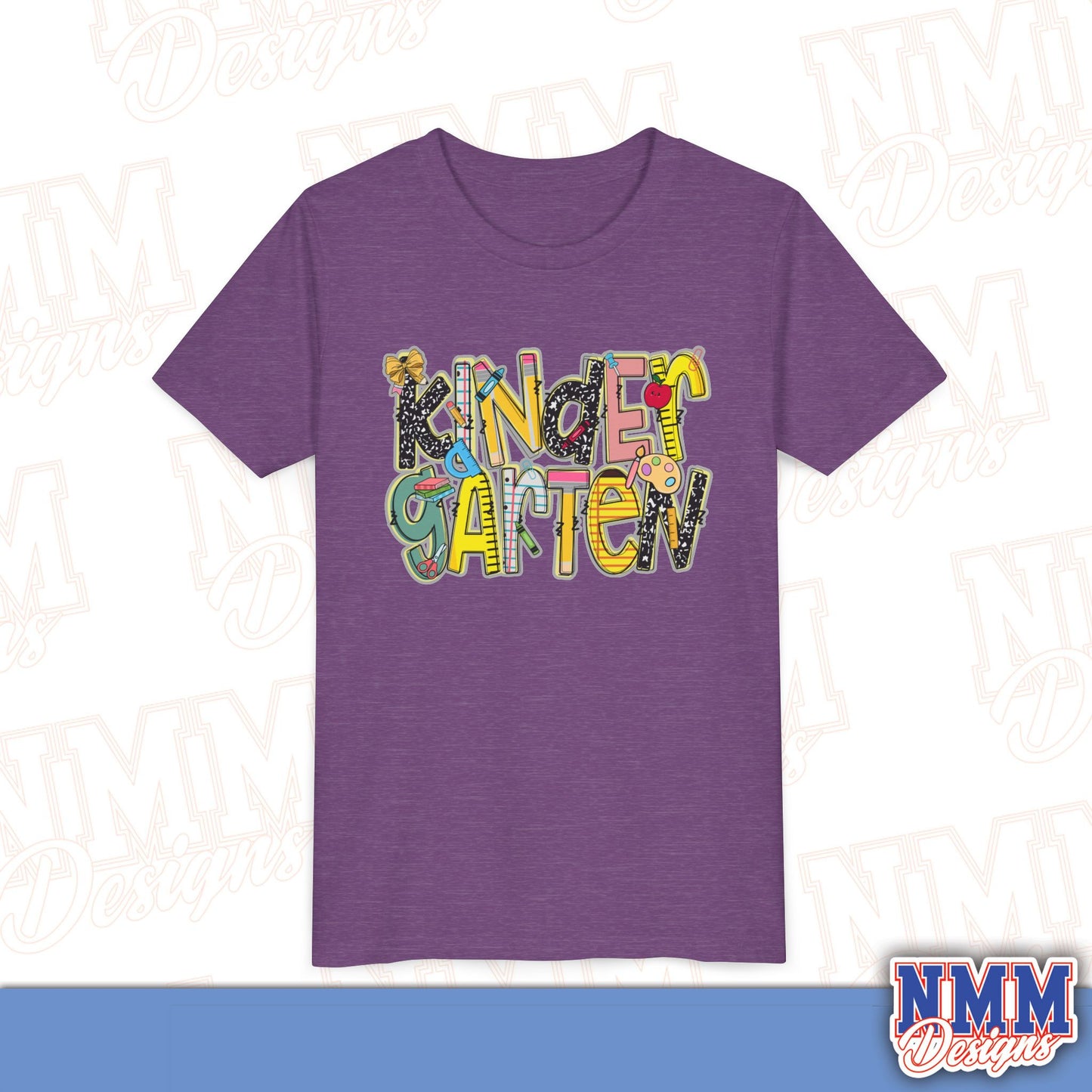 Kindergarten Back to School Youth Shirt, Kids Sportswear, School Spirit Apparel, Back to School