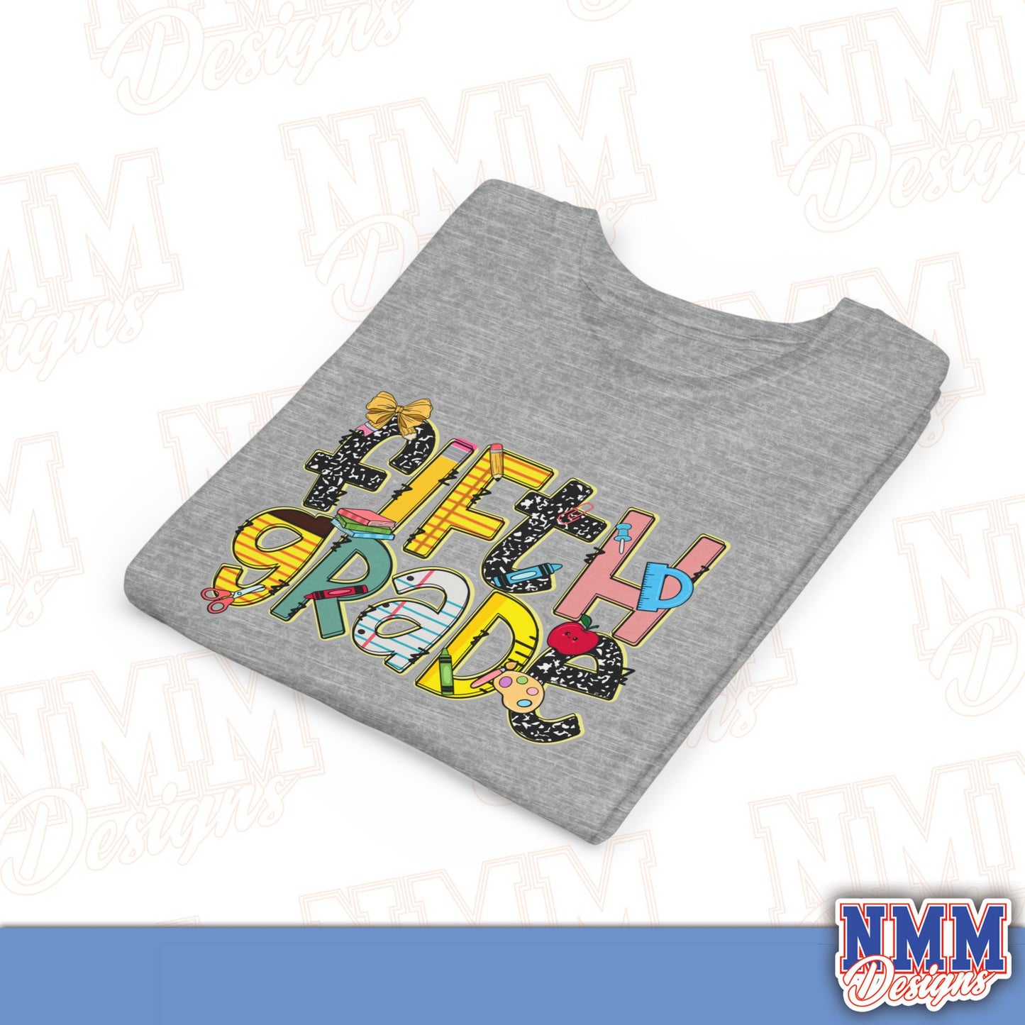Copy of Fifth Grade Back to School Youth Shirt, Kids Sportswear, School Spirit Apparel, Back to School