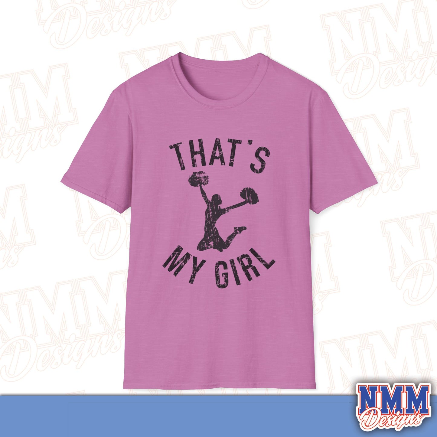 That's My Girl Cheer T-Shirt, Sports Tee, Active Lifestyle Wear, Cheerleading Apparel