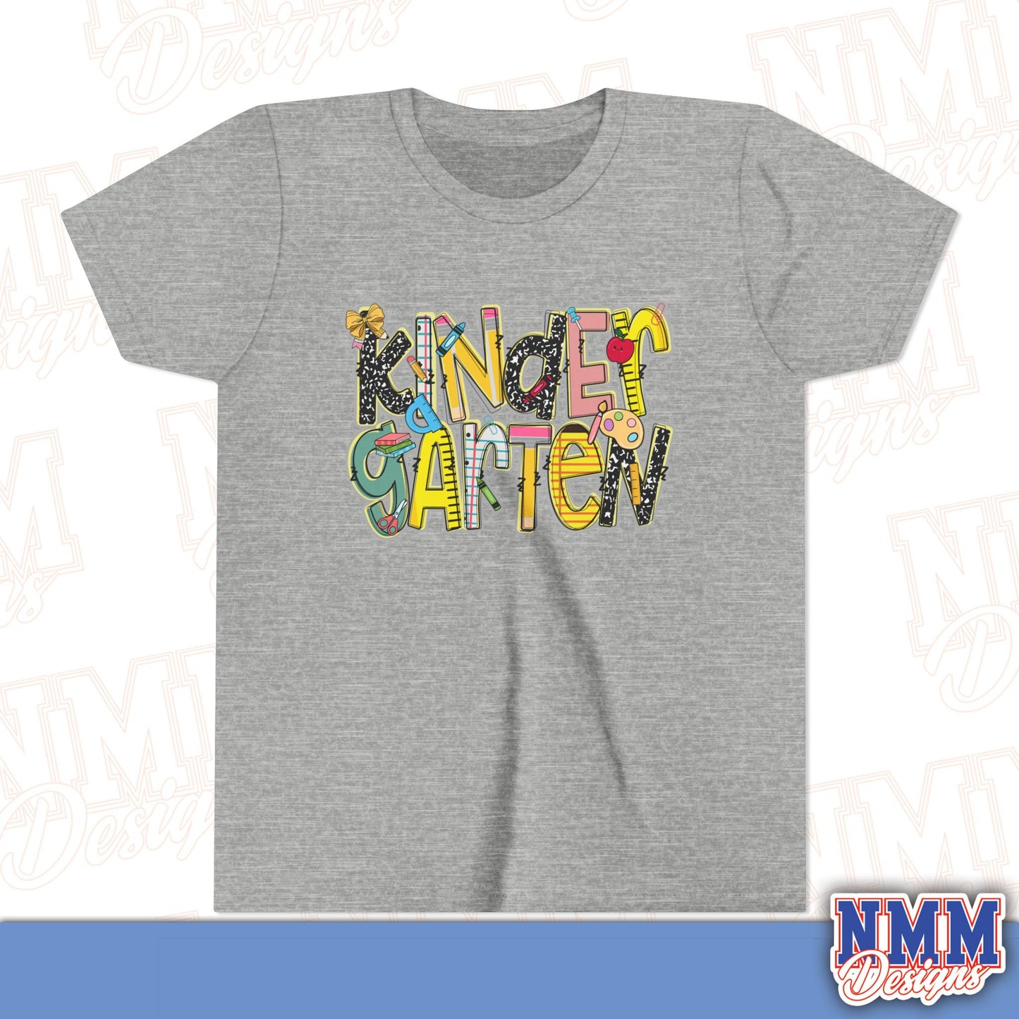 Kindergarten Back to School Youth Shirt, Kids Sportswear, School Spirit Apparel, Back to School