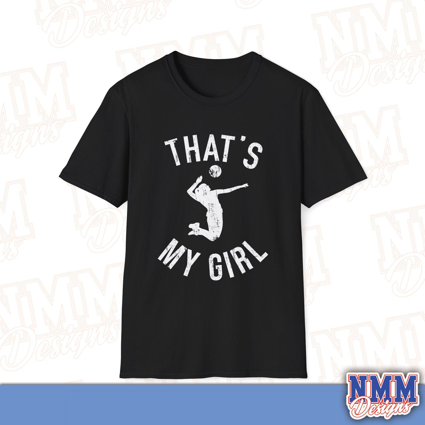 That's My Girl Volleyball T-Shirt, Sports Tee, Active Lifestyle Wear, Volleyball Apparel