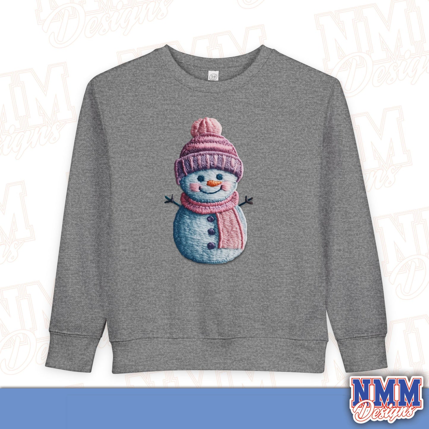 Cute Snowman Toddler Sweatshirt - Cozy Winter Wear
