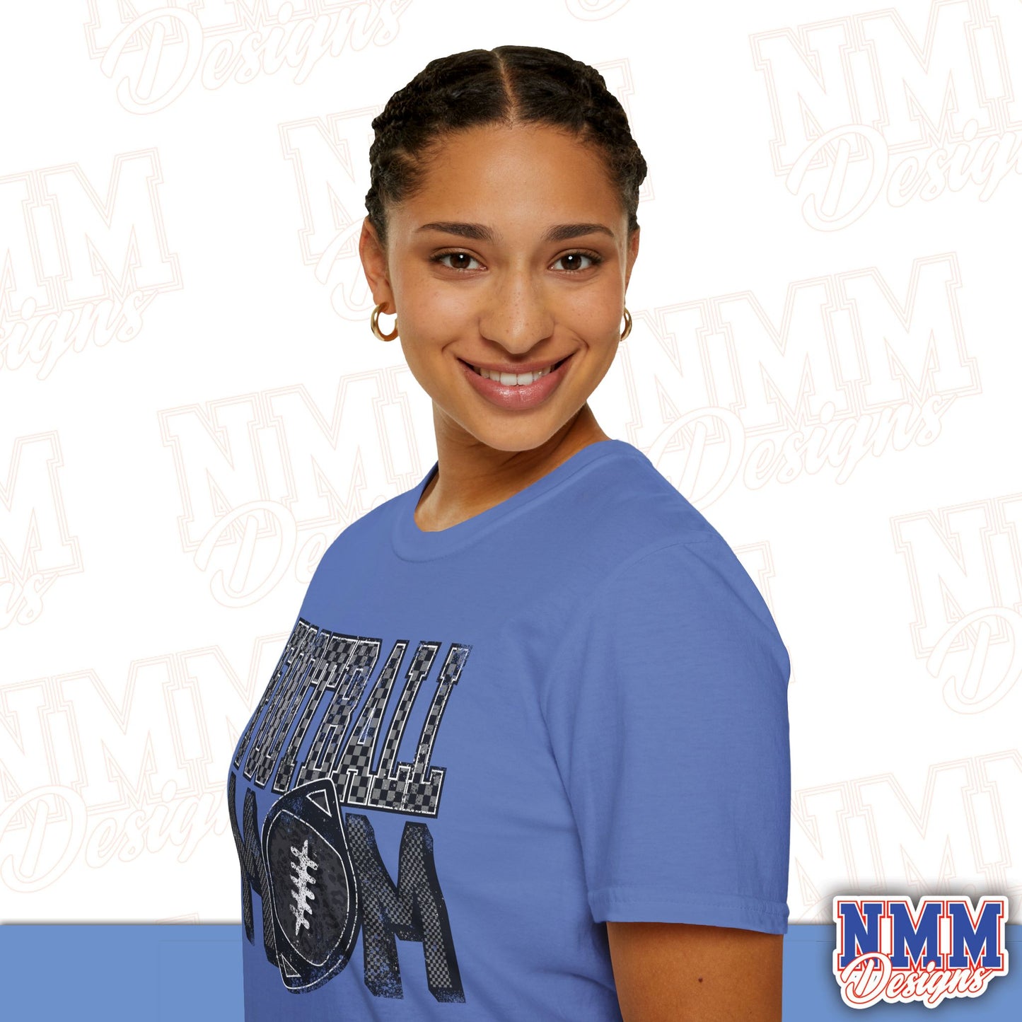 Football Mom Unisex Softstyle T-Shirt, Game Day Tee, Gift for Moms, Sports Apparel, Casual Wear