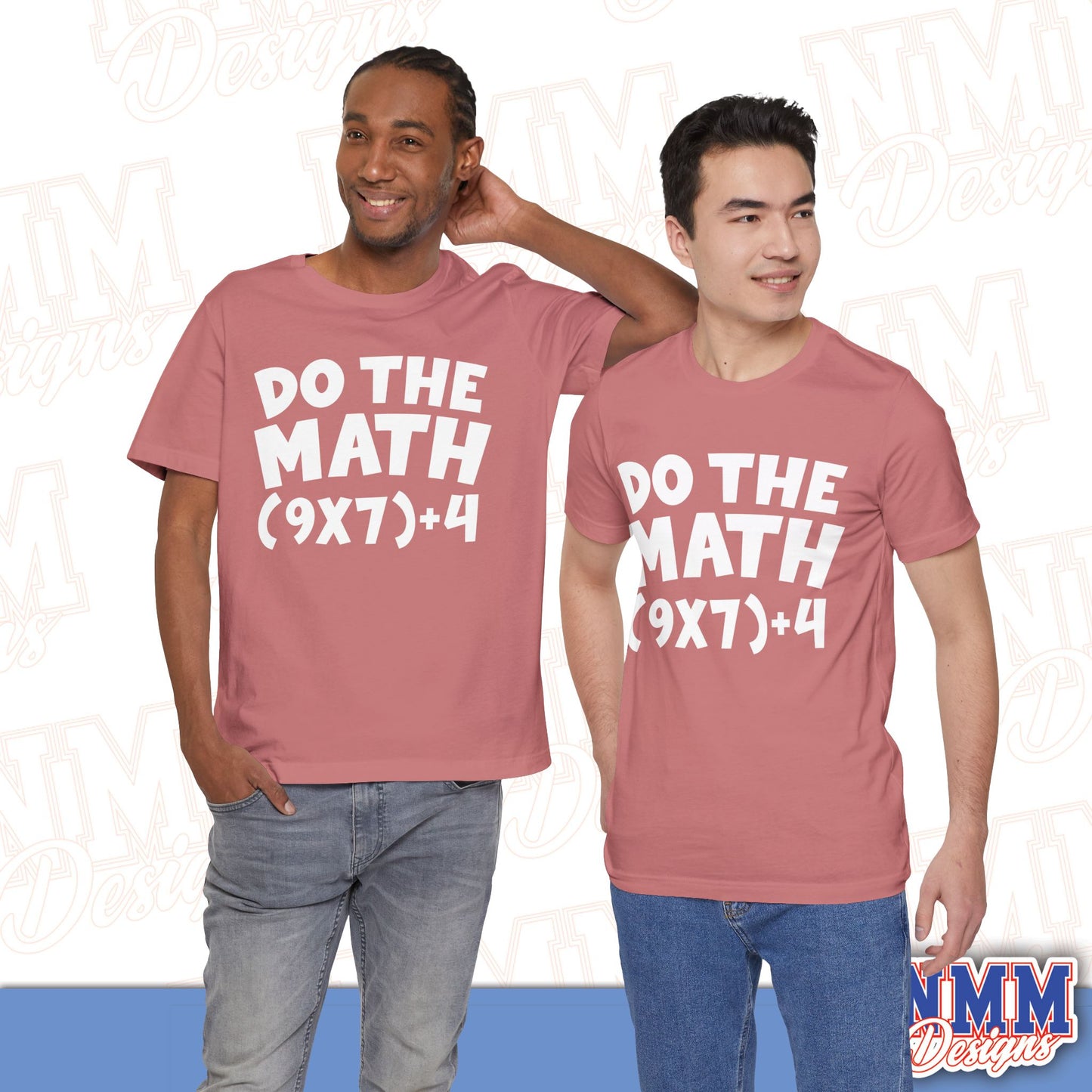 6 7 (DO THE MATH) Unisex Jersey Short Sleeve Tee