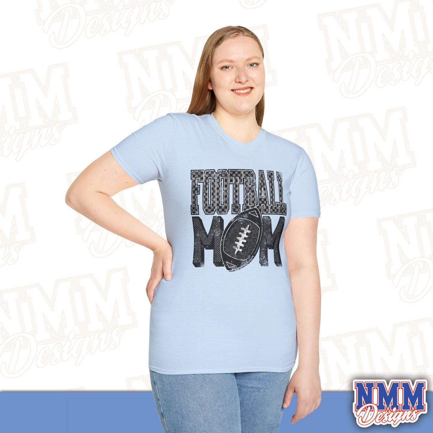 Football Mom Unisex Softstyle T-Shirt, Game Day Tee, Gift for Moms, Sports Apparel, Casual Wear