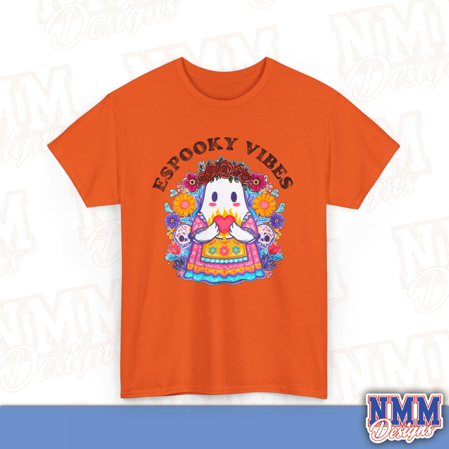 Unisex Espooky Vibes Tee | Halloween T-Shirt, Cute Ghost Shirt, Fall Fashion, Gift for Her, Casual Wear