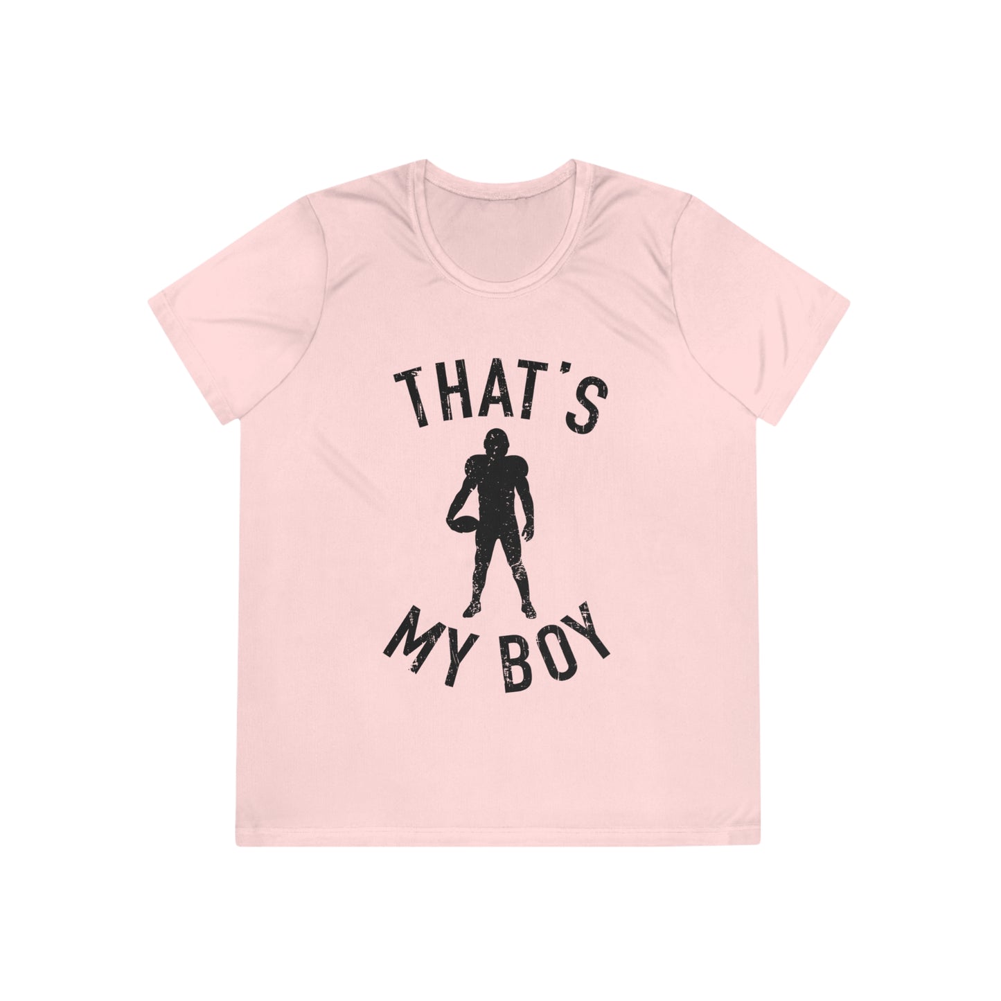 That's My Boy - Ladies Competitor Tee - Football Sports Shirt, Perfect for Game Day, Coaches, Gifts for Athletes, Workout Apparel, Cheerleading Gear