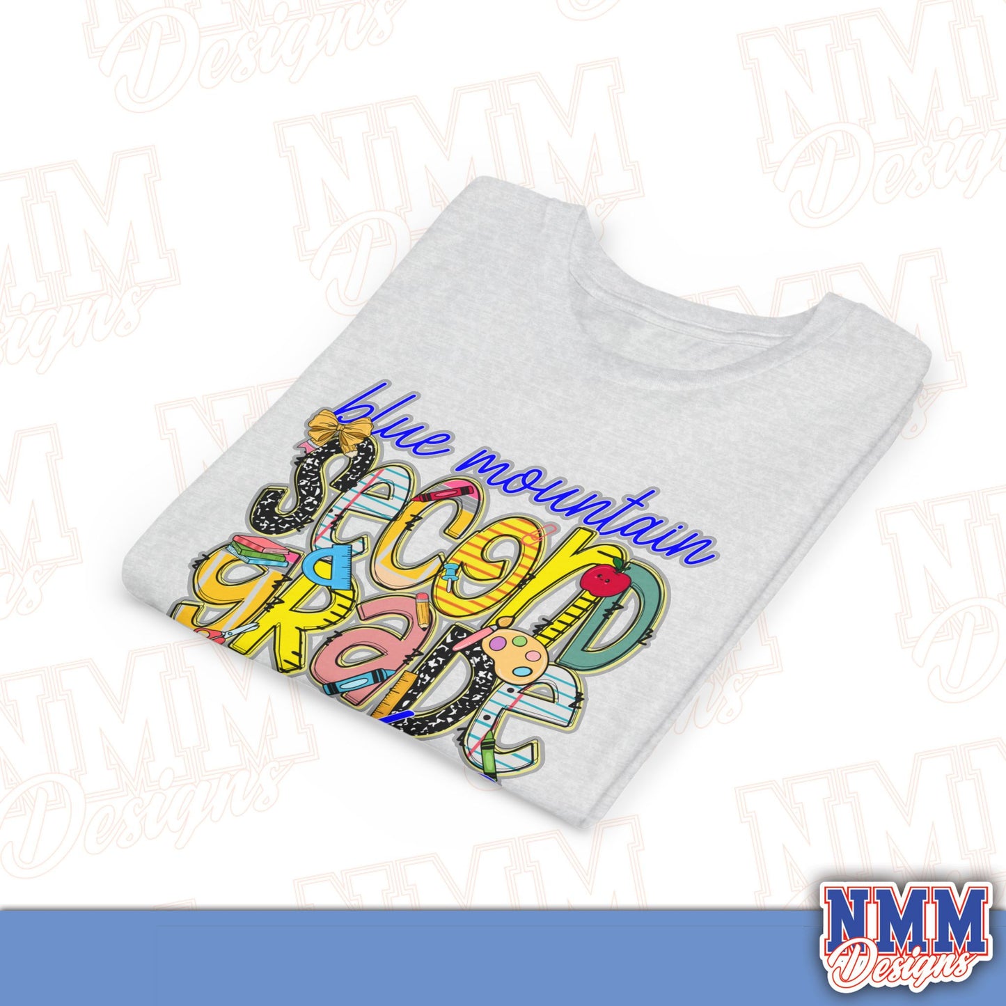 Blue Mountain Eagles Second Grade Youth Shirt, Kids Sportswear, School Spirit Apparel, Back to School