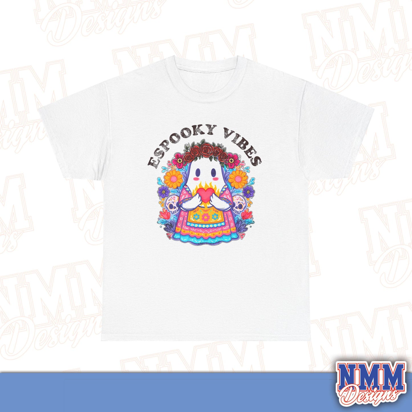 Unisex Espooky Vibes Tee | Halloween T-Shirt, Cute Ghost Shirt, Fall Fashion, Gift for Her, Casual Wear