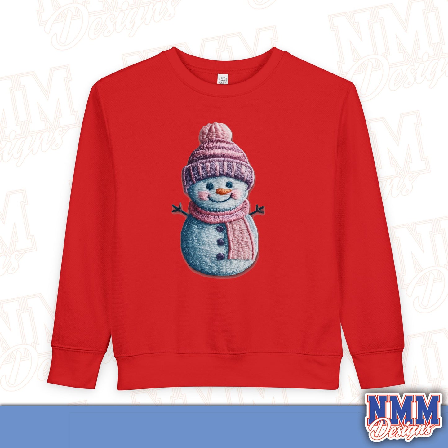 Cute Snowman Toddler Sweatshirt - Cozy Winter Wear