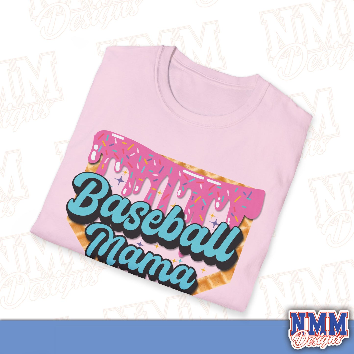 Baseball Mama Unisex Softstyle T-Shirt – Perfect Gift for Sports Moms