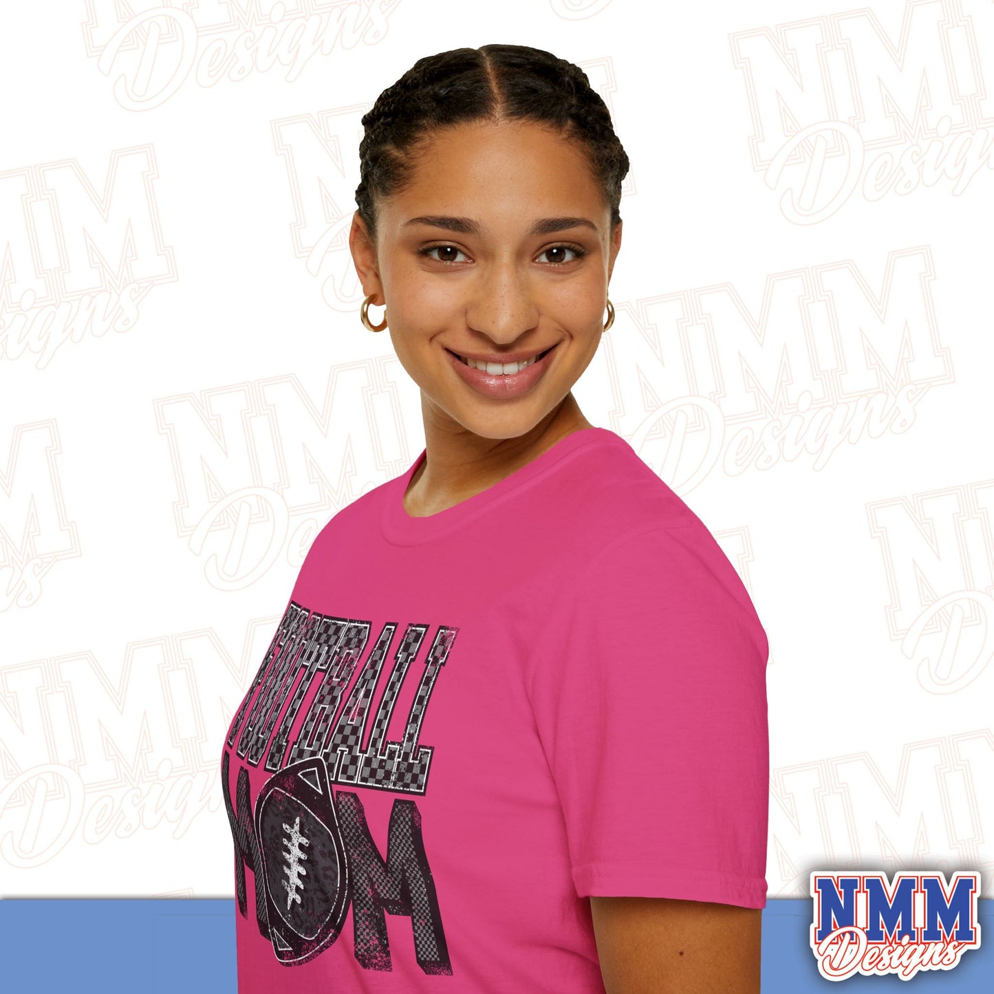 Football Mom Unisex Softstyle T-Shirt, Game Day Tee, Gift for Moms, Sports Apparel, Casual Wear