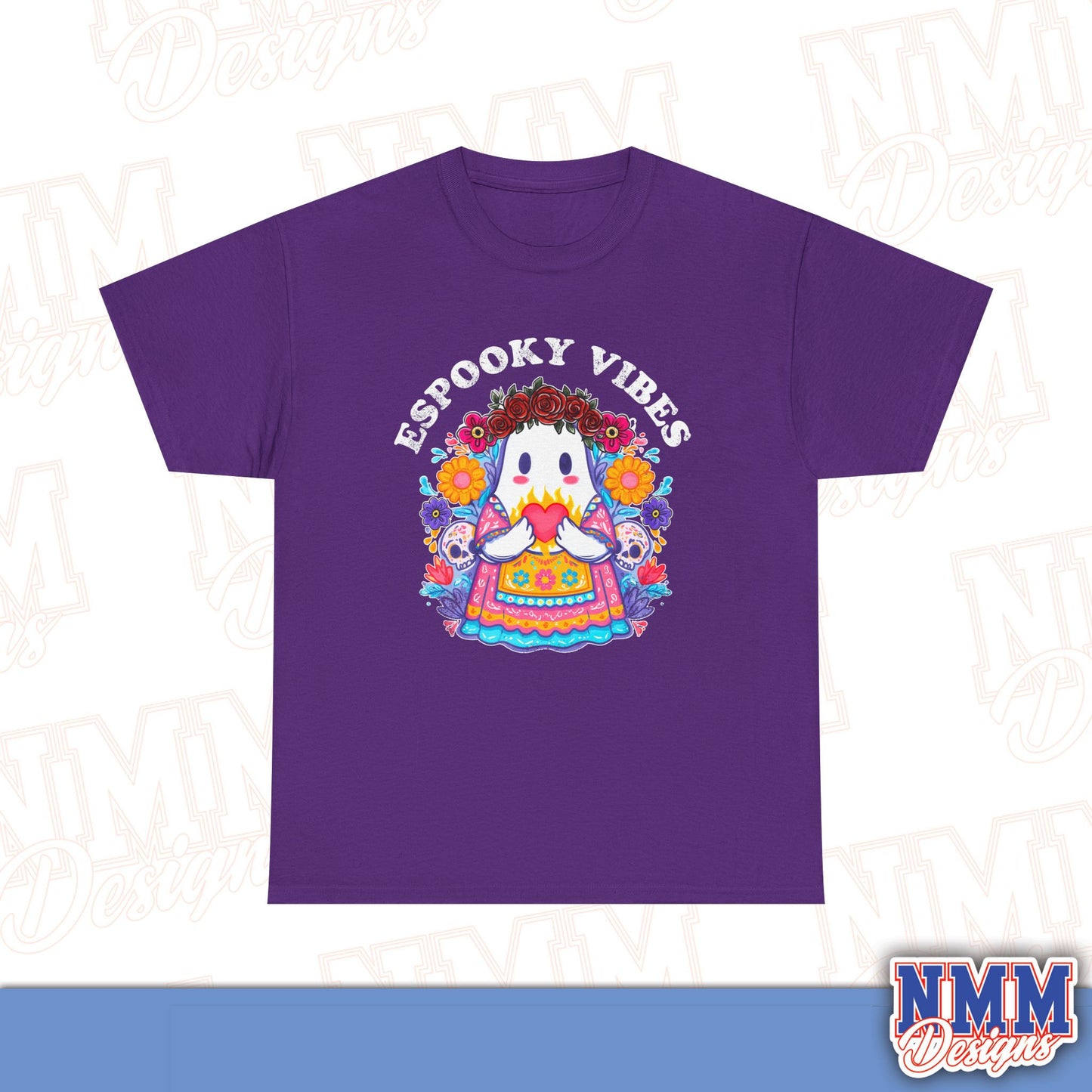 Unisex Espooky Vibes Tee | Halloween T-Shirt, Cute Ghost Shirt, Fall Fashion, Gift for Her, Casual Wear