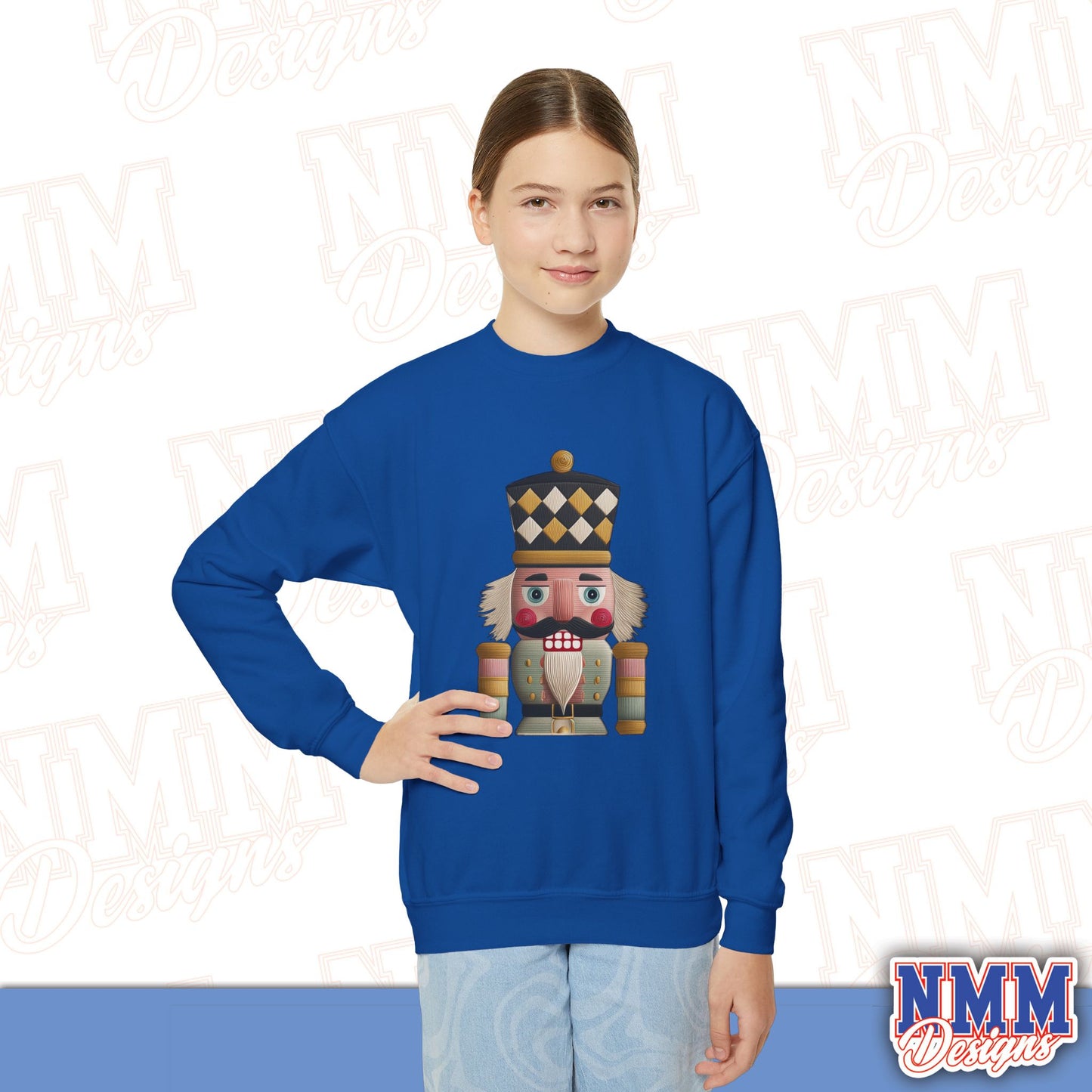 Nutcracker Youth Crewneck Sweatshirt - Cozy Holiday Gift