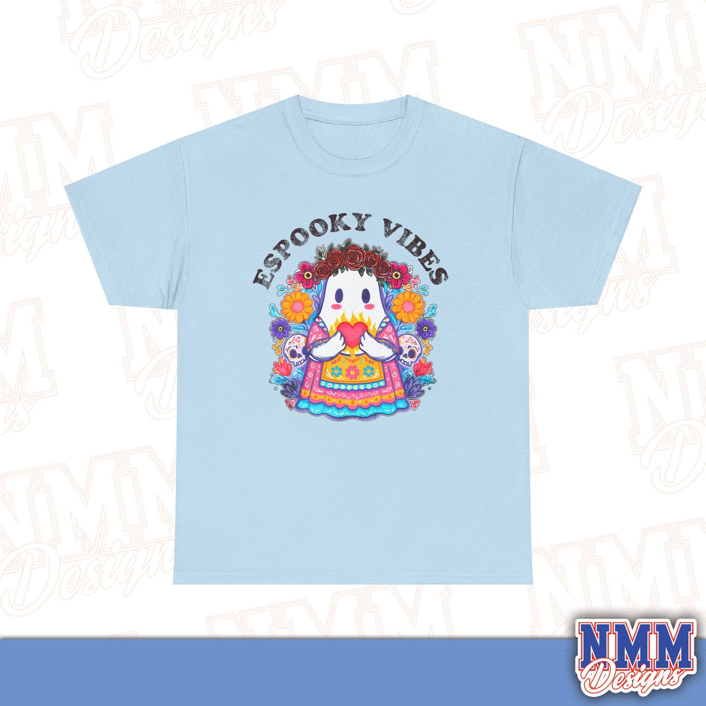 Unisex Espooky Vibes Tee | Halloween T-Shirt, Cute Ghost Shirt, Fall Fashion, Gift for Her, Casual Wear