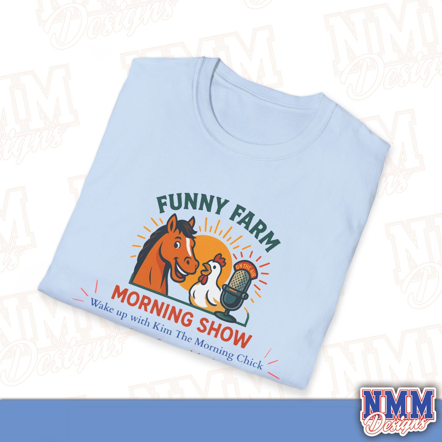 Funny Farm Morning Show Unisex Softstyle T-Shirt