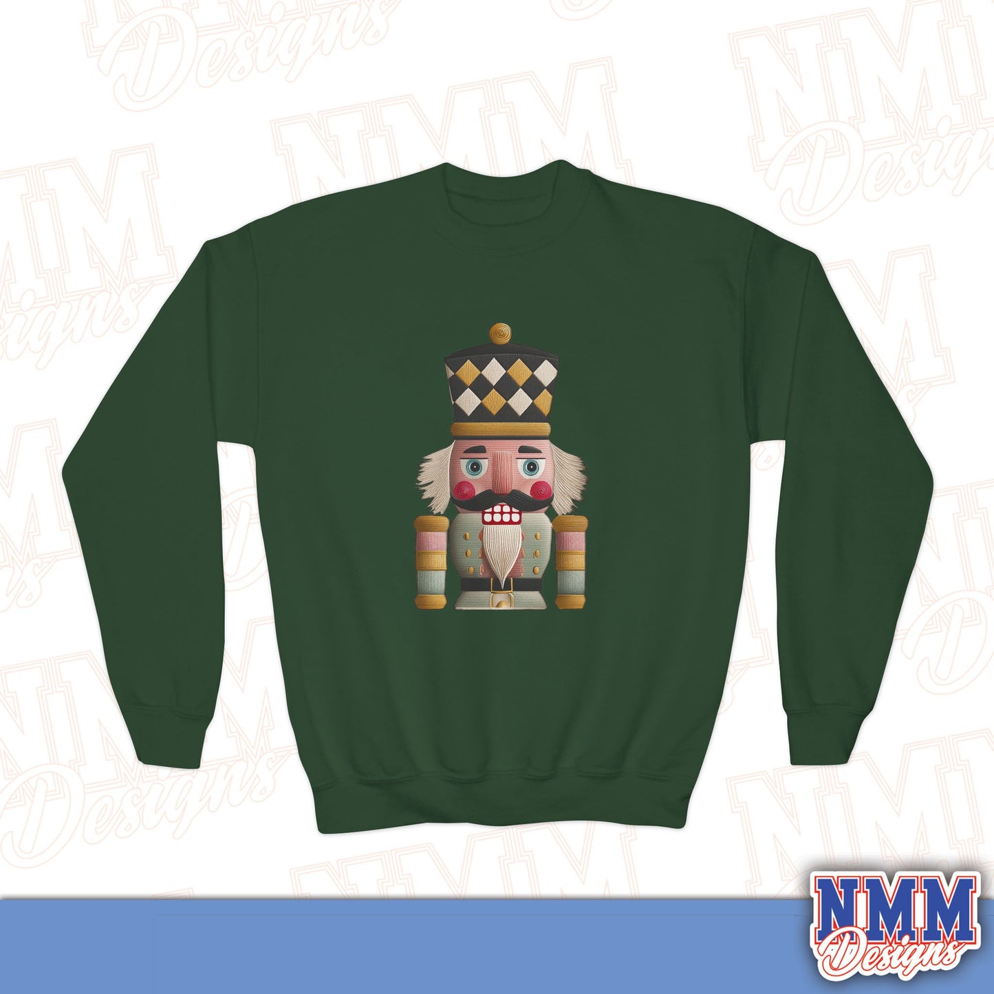 Nutcracker Youth Crewneck Sweatshirt - Cozy Holiday Gift