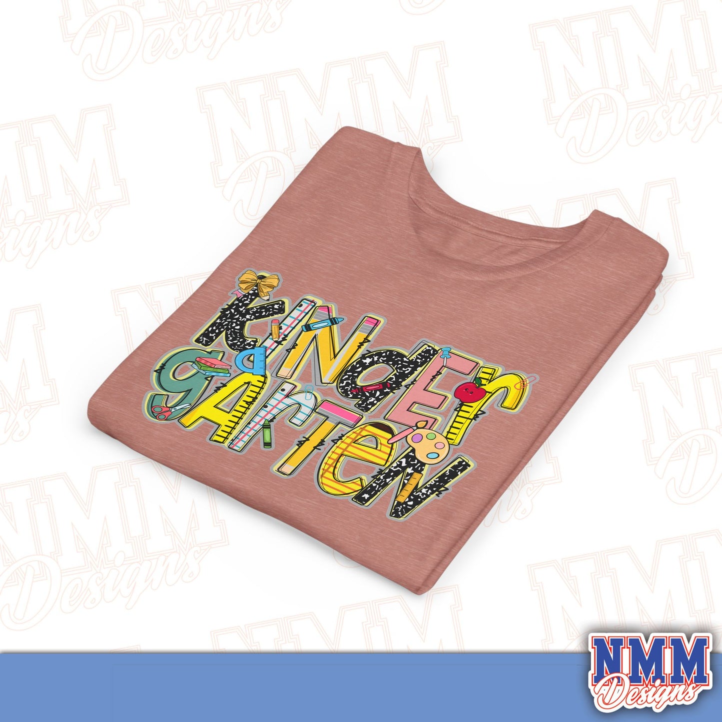Kindergarten Back to School Youth Shirt, Kids Sportswear, School Spirit Apparel, Back to School