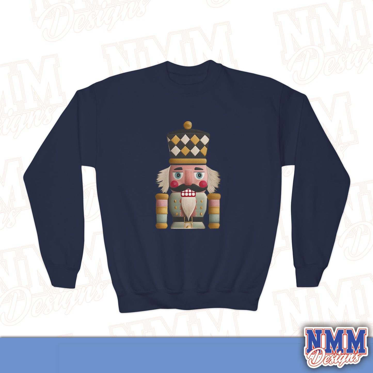Nutcracker Youth Crewneck Sweatshirt - Cozy Holiday Gift
