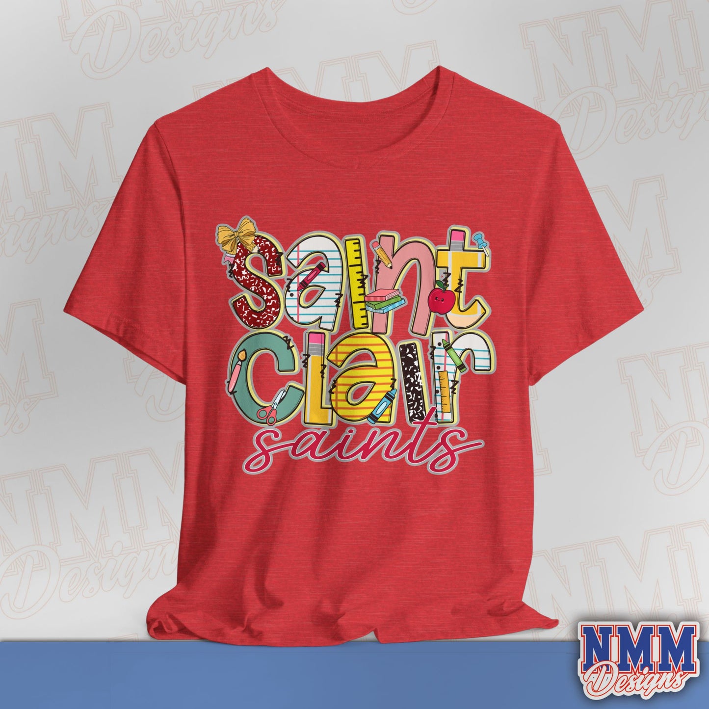Saint Clair School Tee Shirt, Unisex Graphic T-Shirt, Casual Wear, Perfect for School Spirit, Gifts for Sports Fans, Summer Outfit