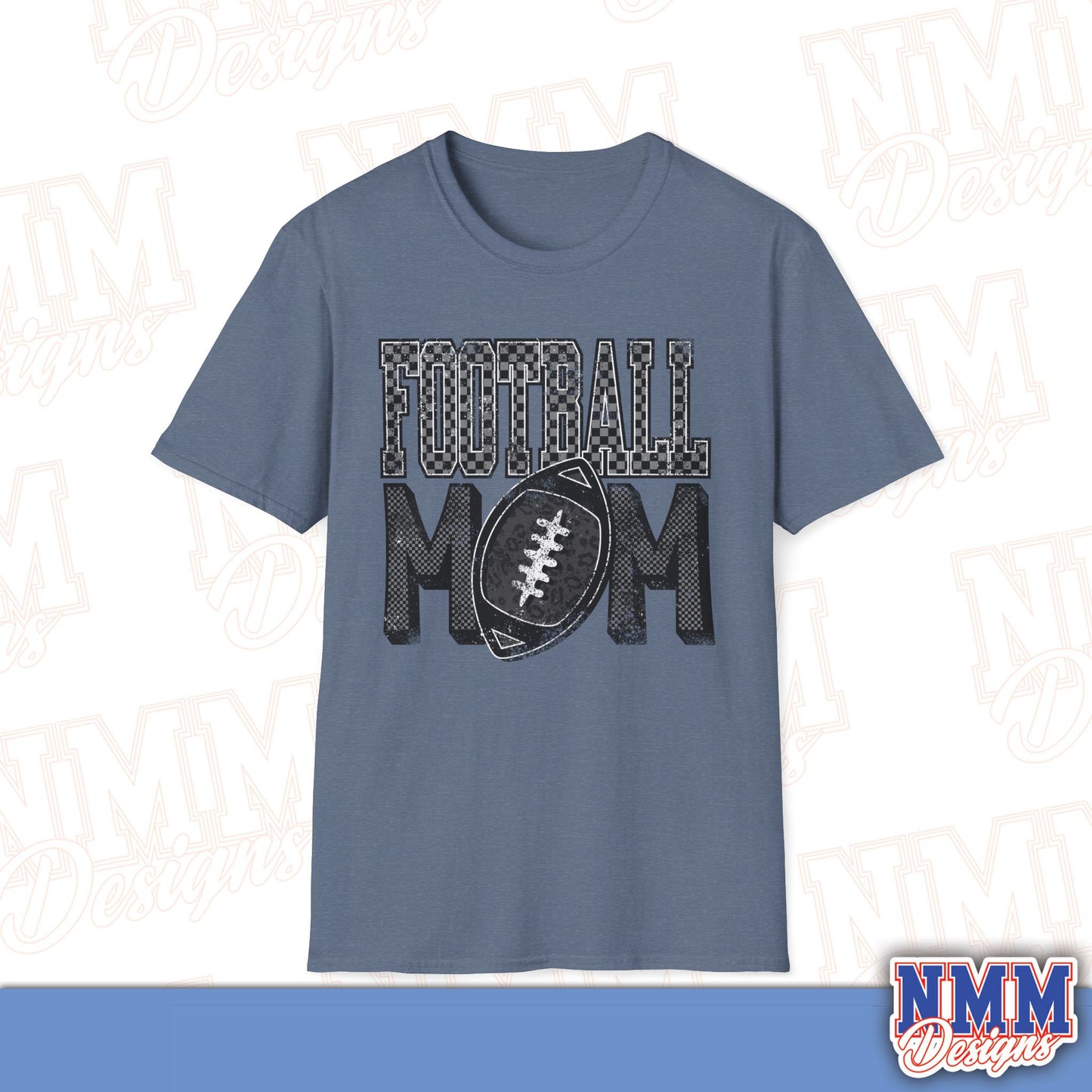 Football Mom Unisex Softstyle T-Shirt, Game Day Tee, Gift for Moms, Sports Apparel, Casual Wear