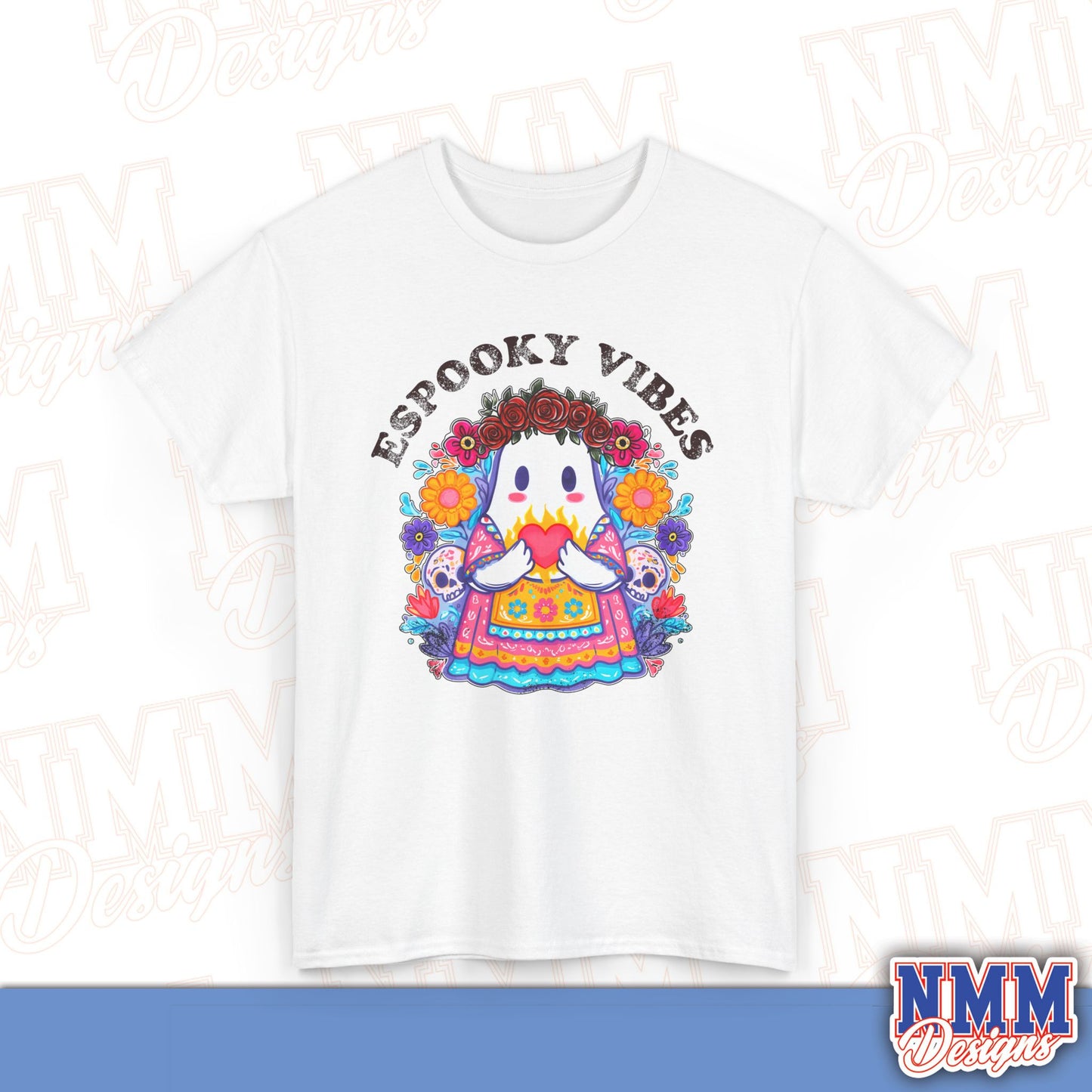 Unisex Espooky Vibes Tee | Halloween T-Shirt, Cute Ghost Shirt, Fall Fashion, Gift for Her, Casual Wear