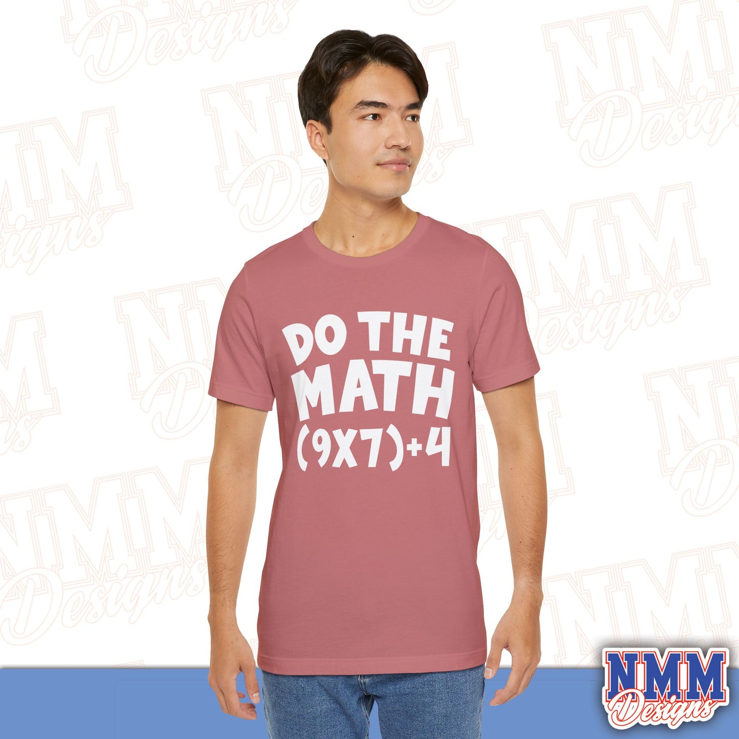 6 7 (DO THE MATH) Unisex Jersey Short Sleeve Tee