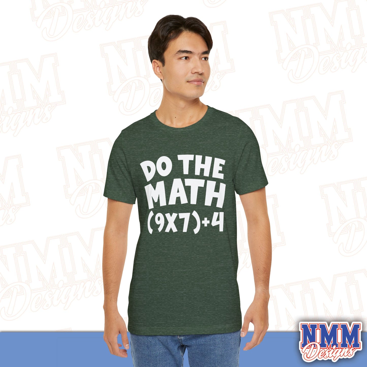 6 7 (DO THE MATH) Unisex Jersey Short Sleeve Tee