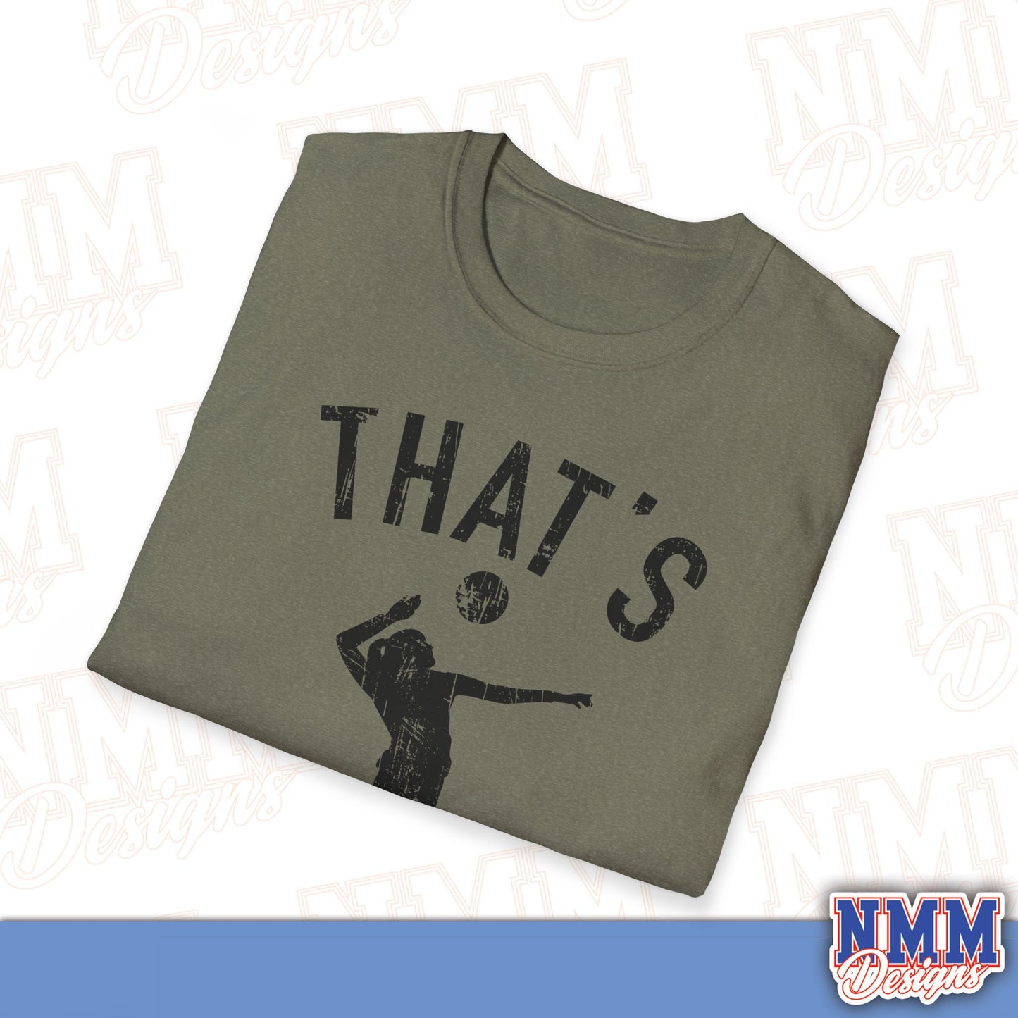 That's My Girl Volleyball T-Shirt, Sports Tee, Active Lifestyle Wear, Volleyball Apparel