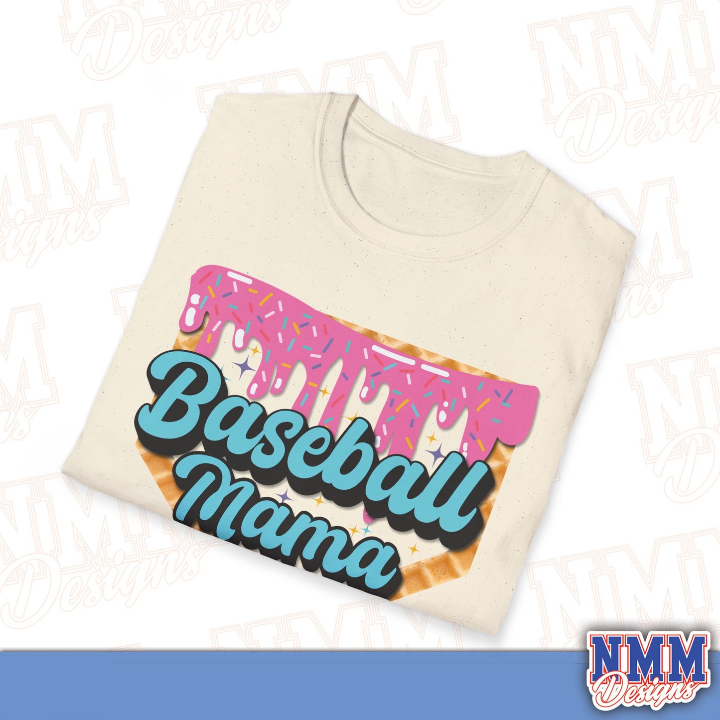 Baseball Mama Unisex Softstyle T-Shirt – Perfect Gift for Sports Moms