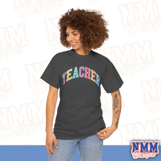 Teacher Appreciation T-Shirt, Unisex Cotton Tee, Gift for Teachers, Back to School Shirt, Cute Teacher Outfit, Classroom Humor Tee