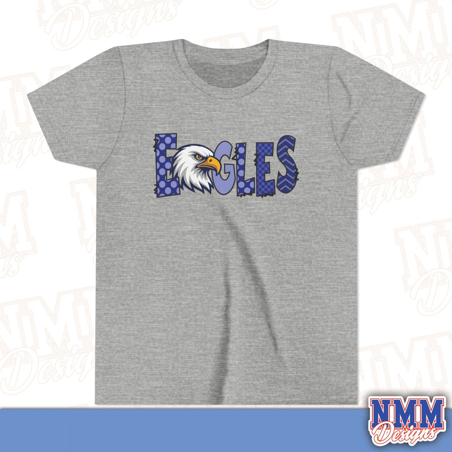 Eagles Youth Shirt, Kids Sportswear, School Spirit Apparel, Back to School